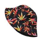 Trendy Printed Maple Leaf Bucket Hat for Outdoors
