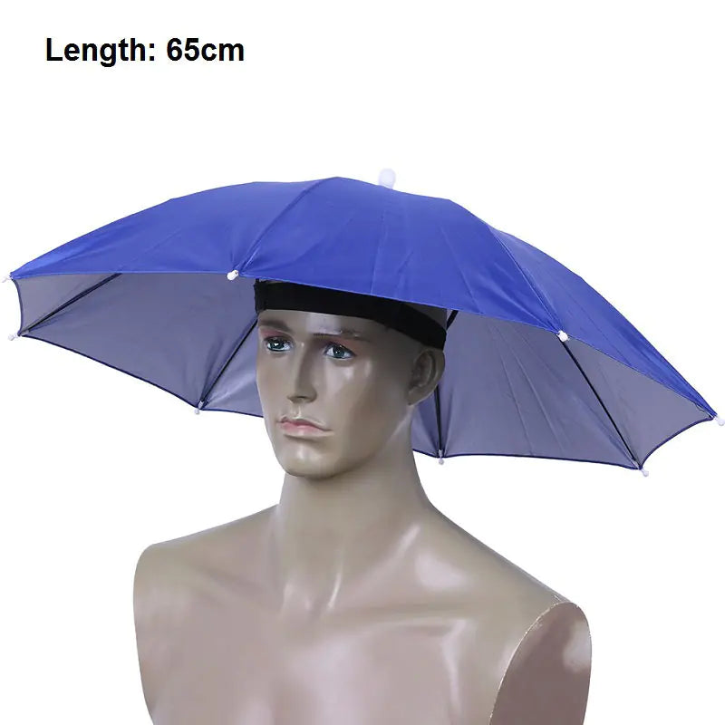 Sun Protection Hat with Adjustable Umbrella and Strap