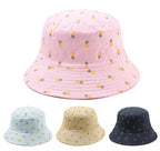 Pineapple Pattern Fisherman Hat - Sun Hat (Flat Top)