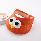 Summer Baby Hat with Sunshade and Empty Top Design