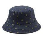 Pineapple Pattern Fisherman Hat - Sun Hat (Flat Top)
