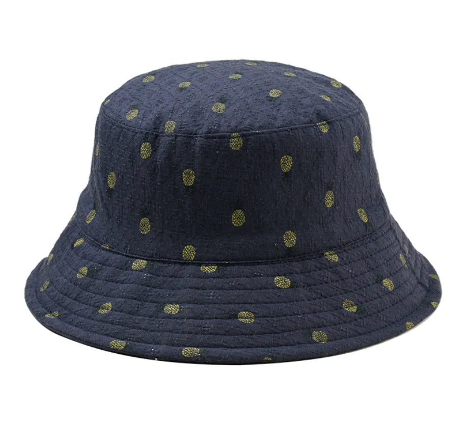 Pineapple Pattern Fisherman Hat - Sun Hat (Flat Top)