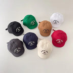 Kids Cotton Baseball Caps with Letter Pattern for Sun