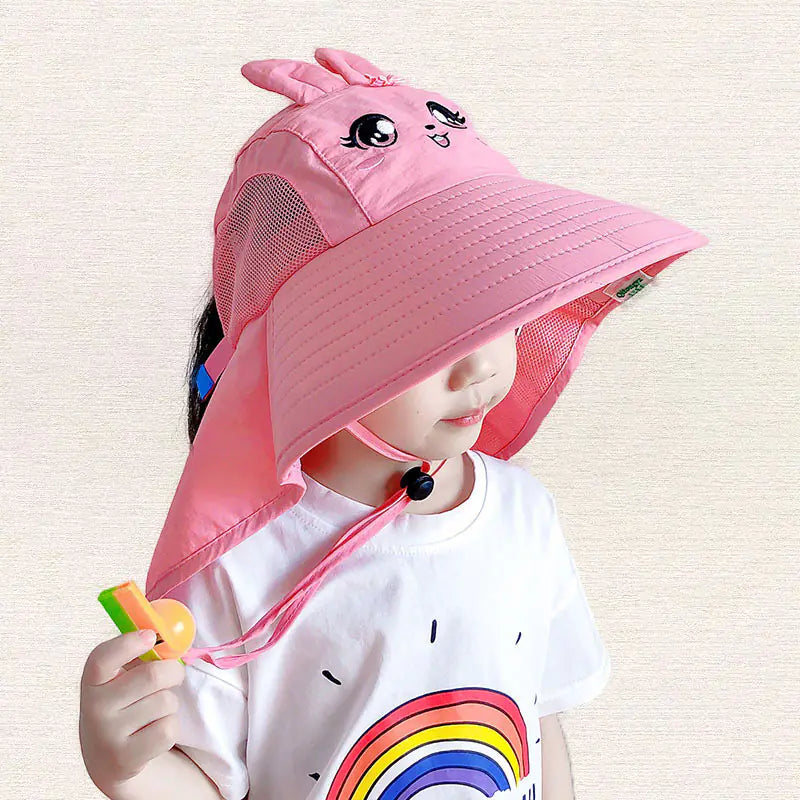 Summer UV Protection Fisherman Hat for Kids