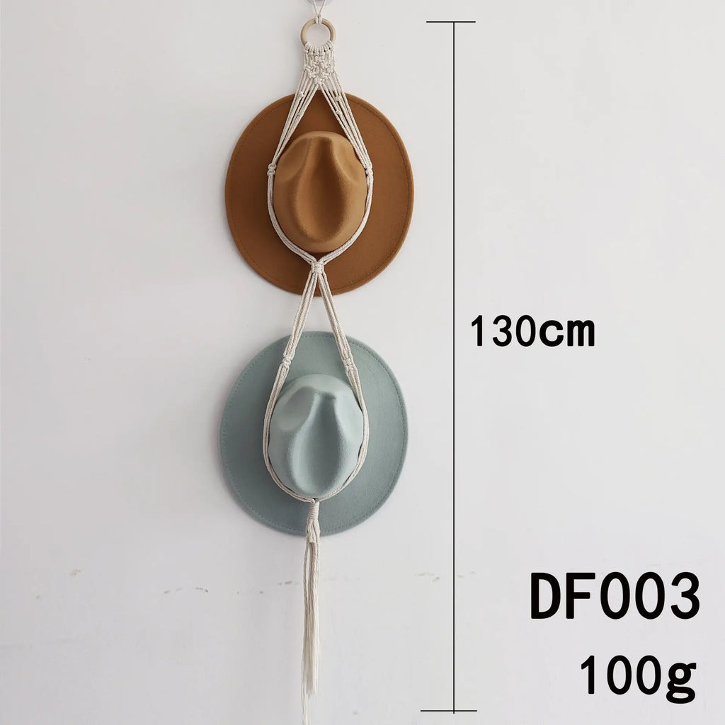 Hand-woven Nordic Style Multi-layer Hat Storage Rack