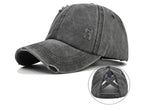 Distressed Baseball Cap - Solid Color Sun Hat