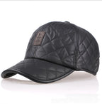 Baseball Cap, Warm Hat, Leather Hat, Ear Protection Hat