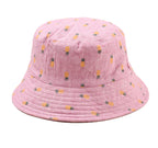 Pineapple Pattern Fisherman Hat - Sun Hat (Flat Top)