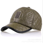 Baseball Cap, Warm Hat, Leather Hat, Ear Protection Hat