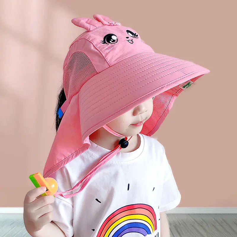 Summer UV Protection Fisherman Hat for Kids