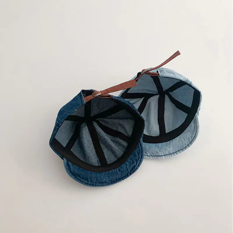 Vintage Denim Baby Baseball Caps for Toddlers