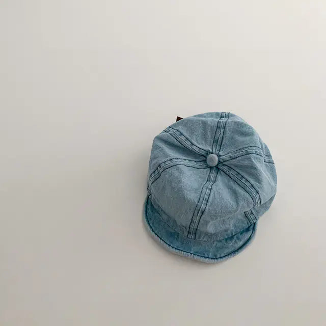 Vintage Denim Baby Baseball Caps for Toddlers