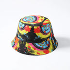 Reversible Heart Print Bucket Hat