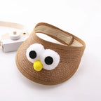 Summer Baby Hat with Sunshade and Empty Top Design