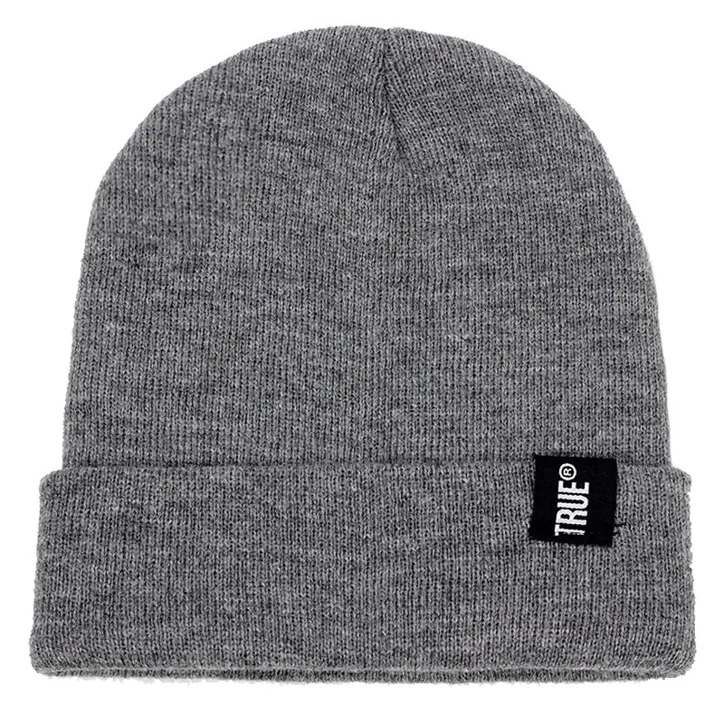 Knitted Ski Beanie with Appliqué Design