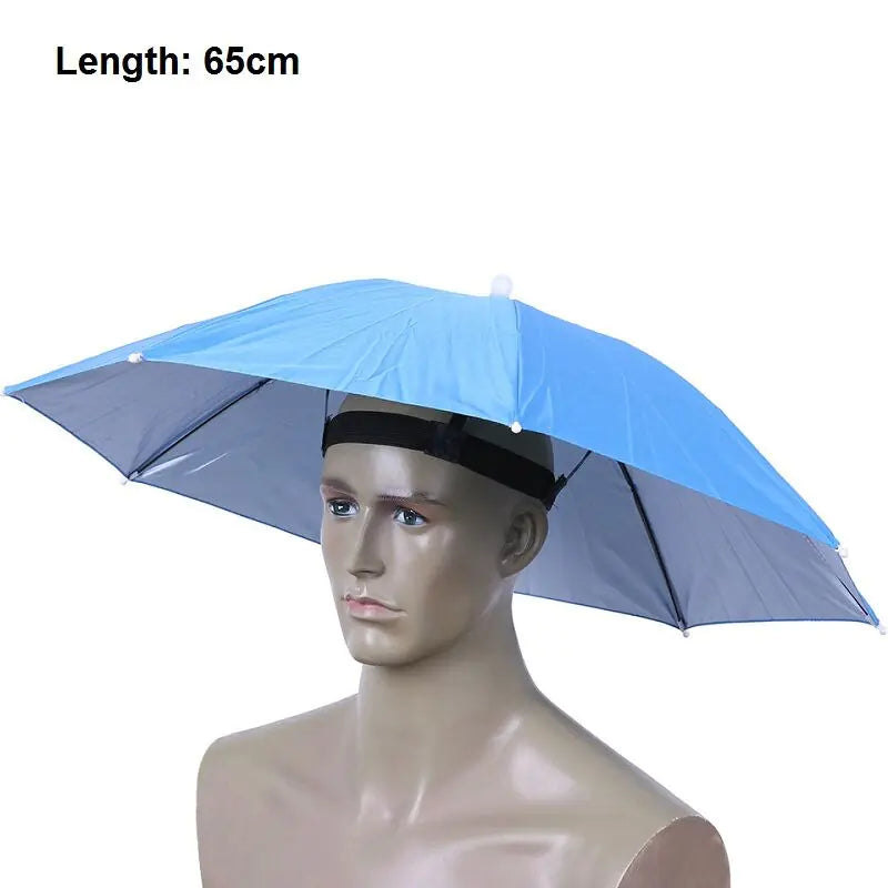 Sun Protection Hat with Adjustable Umbrella and Strap