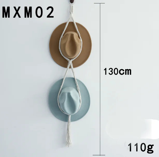 Hand-woven Nordic Style Multi-layer Hat Storage Rack