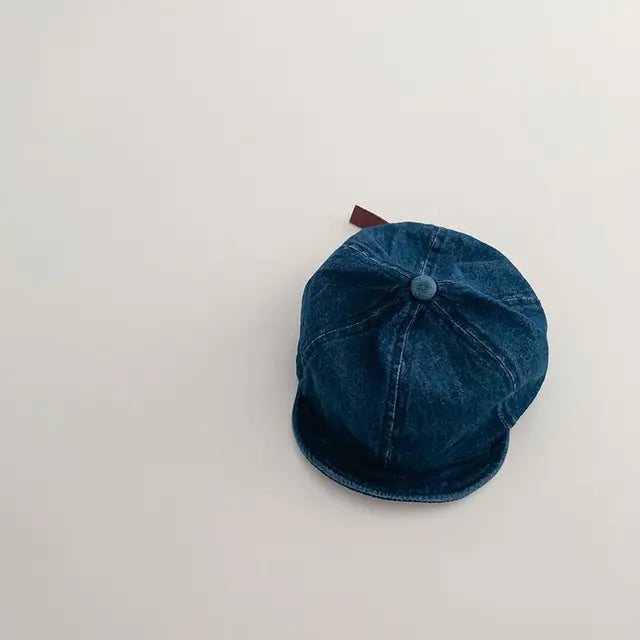 Vintage Denim Baby Baseball Caps for Toddlers