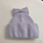 Cute Bowknot Rabbit Knitted Hat for Kids
