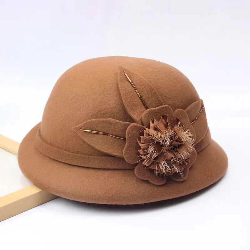 Fashionable Wool Ermine Hat