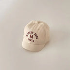 Kids Cotton Baseball Caps with Letter Pattern for Sun