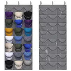 Hat Rack Organizer for Baseball Caps with 3 Hooks