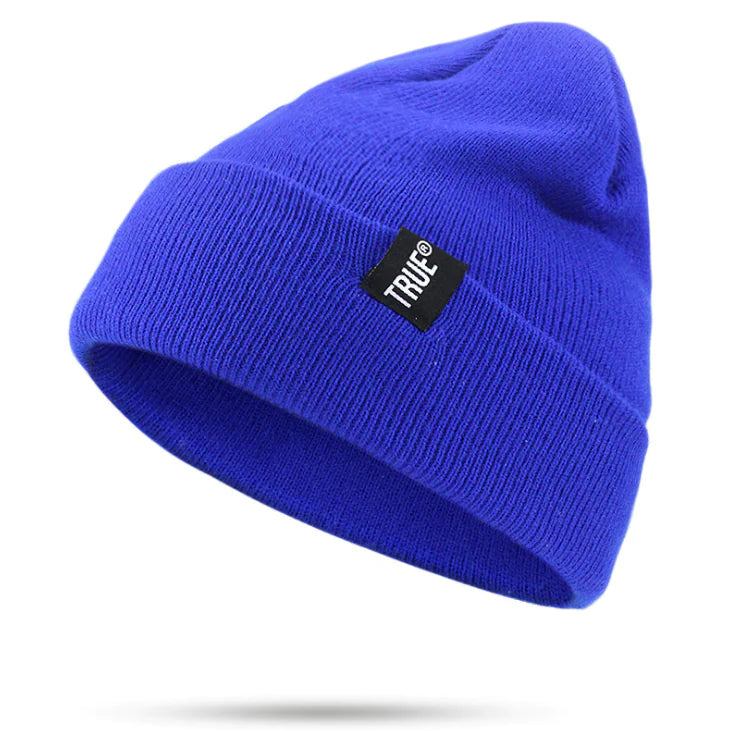 Knitted Ski Beanie with Appliqué Design