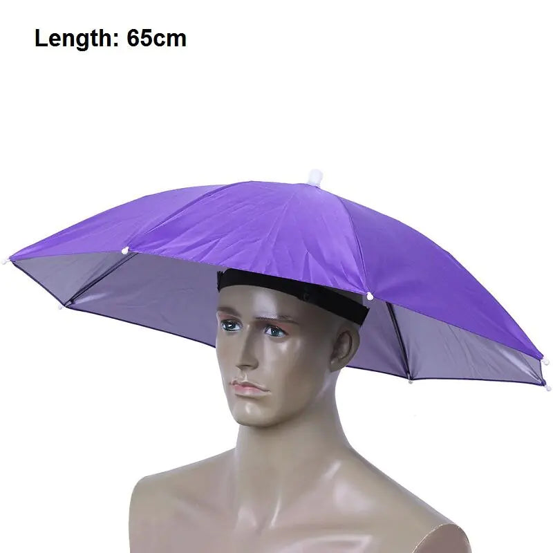 Sun Protection Hat with Adjustable Umbrella and Strap