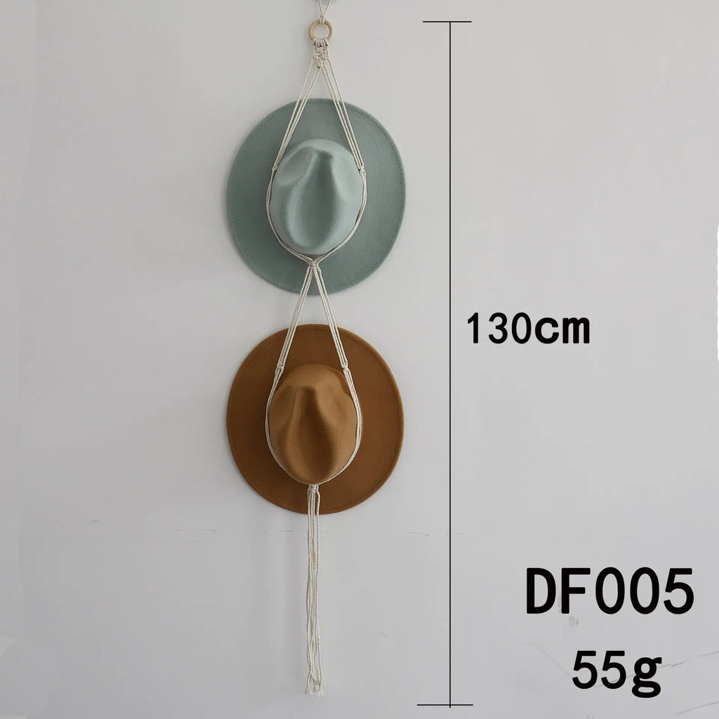 Hand-woven Nordic Style Multi-layer Hat Storage Rack