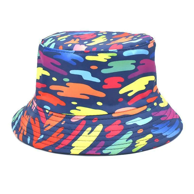 Reversible Heart Print Bucket Hat
