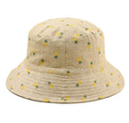 Pineapple Pattern Fisherman Hat - Sun Hat (Flat Top)