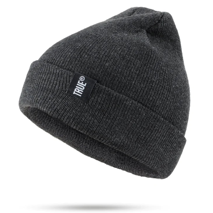 Knitted Ski Beanie with Appliqué Design